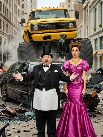 Limo, Lügen und ein Monstertruck